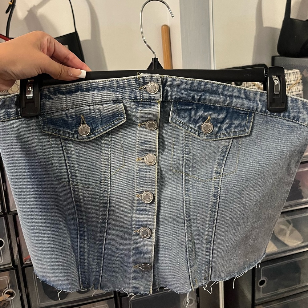 Tube Top Denim